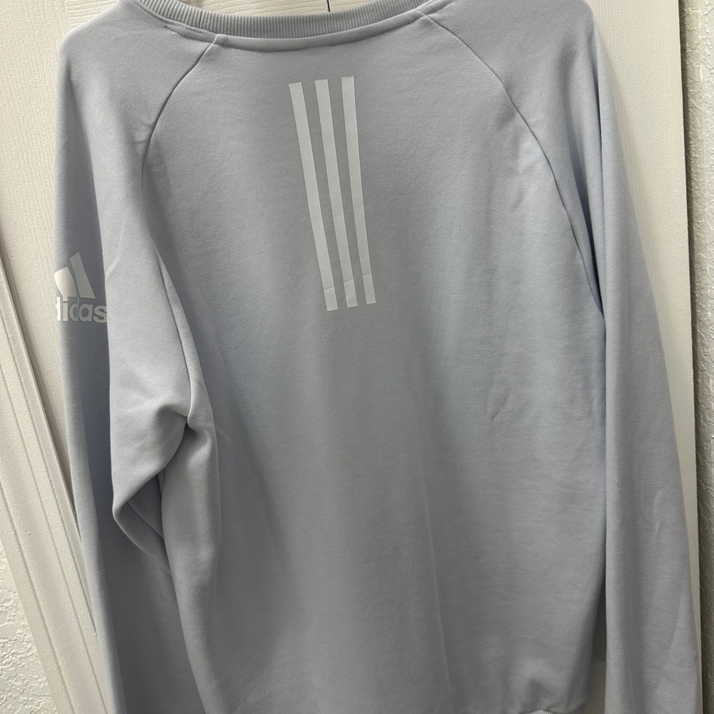 Adidas USA Volleyball Crewneck Sweatshirt Gray Men’s Medium NWT FU0109 - Picture 3 of 5